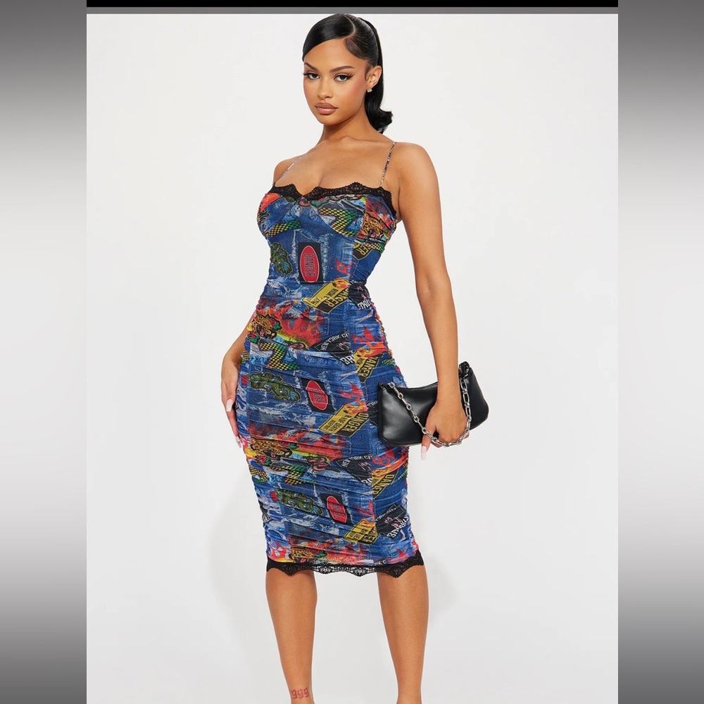 Lexi Mesh MIDI Dress